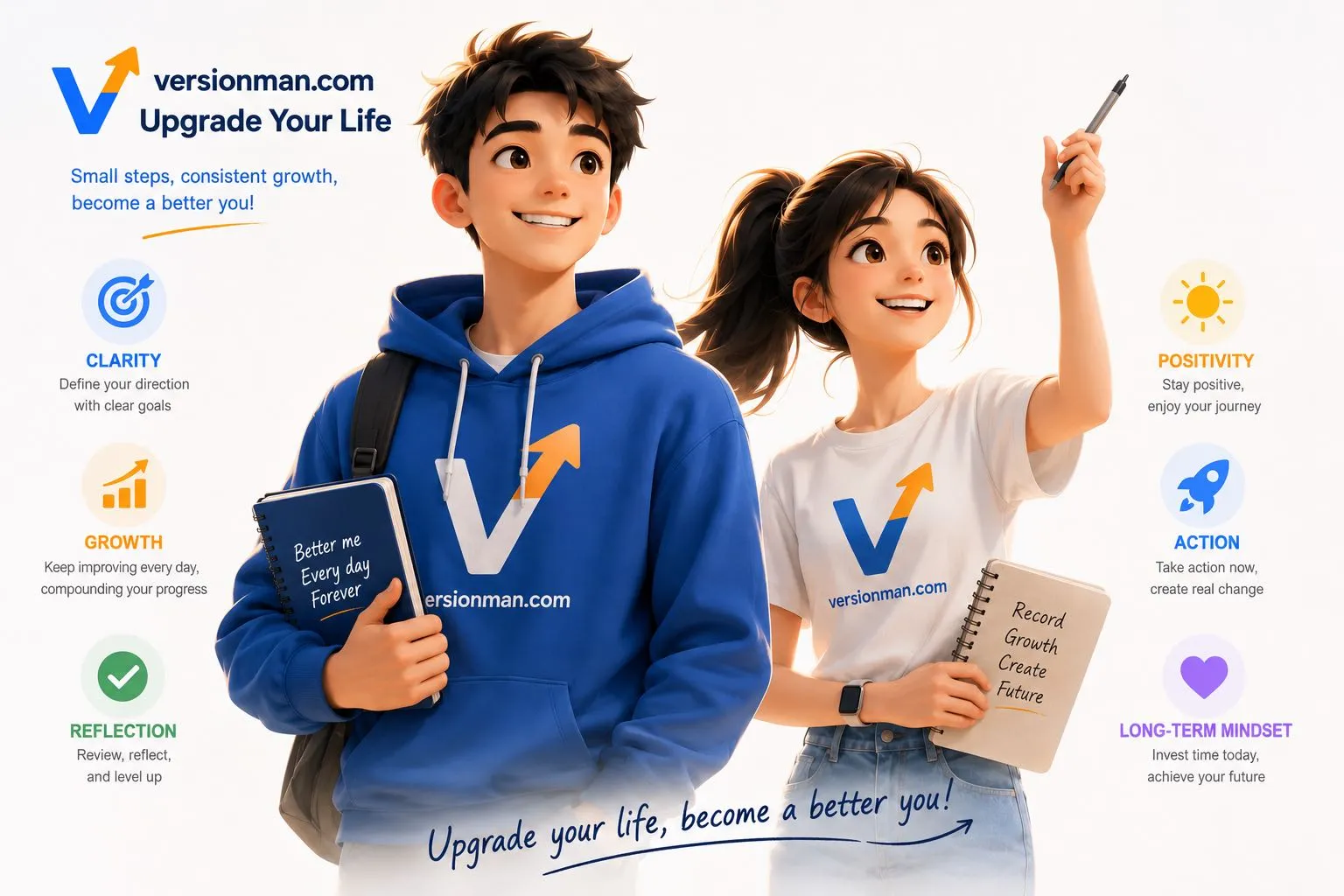 VersionMan — Every iteration is a better version of yourself
